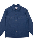 NAKED & FAMOUS Work Shirt 9.7oz 2/1 Nep Denim