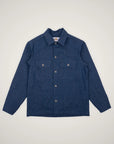 NAKED & FAMOUS Work Shirt 9.7oz 2/1 Nep Denim