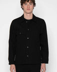 NAKED & FAMOUS - Chore Coat - Black Sugiaya