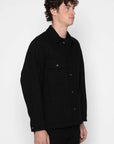 NAKED & FAMOUS - Chore Coat - Black Sugiaya