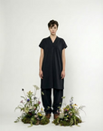 HOUSE OF DWIR - Amri Dress - Black/Dark Green
