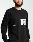 GANK Punk T-Shirt manche longue en noir