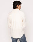 NAKED & FAMOUS Chemise Easy Slub Gauze Double Tissage - Blanc