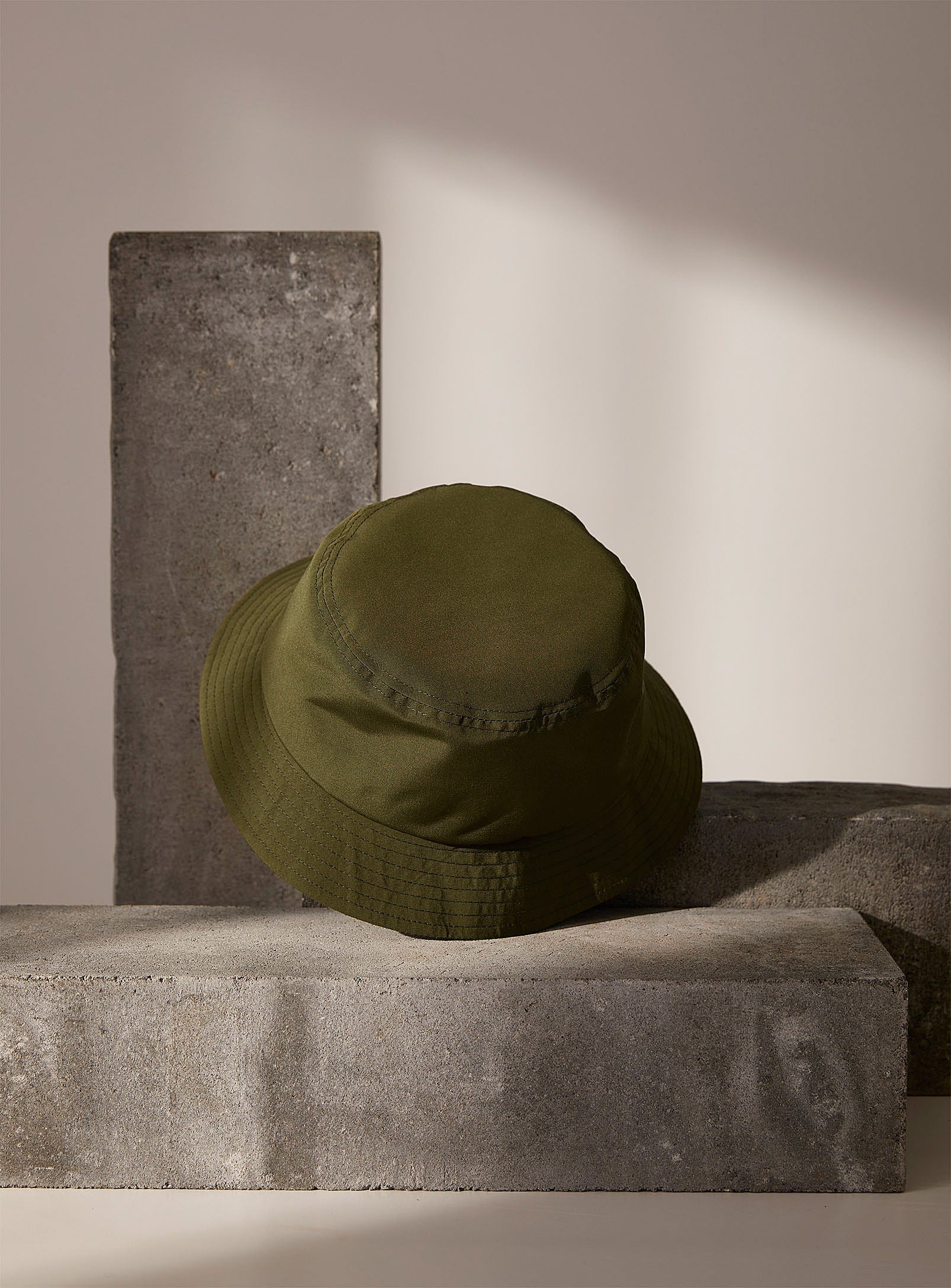 MILO & DEXTER Bucket hat en vert olive