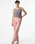 HOUSE OF DWIR - Avery Pants - Pink Linen