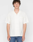 NAKED & FAMOUS Aloha Shirt - Jungle Jacquard - White