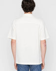 NAKED & FAMOUS Aloha Shirt - Jungle Jacquard - White