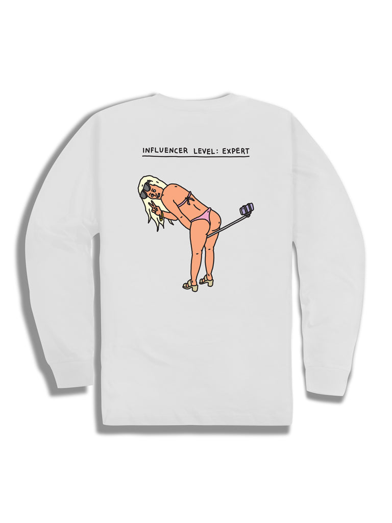BROTHER MERLE Level expert t-shirt manche longue en blanc
