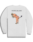 BROTHER MERLE Level expert long sleeve t-shirt in white