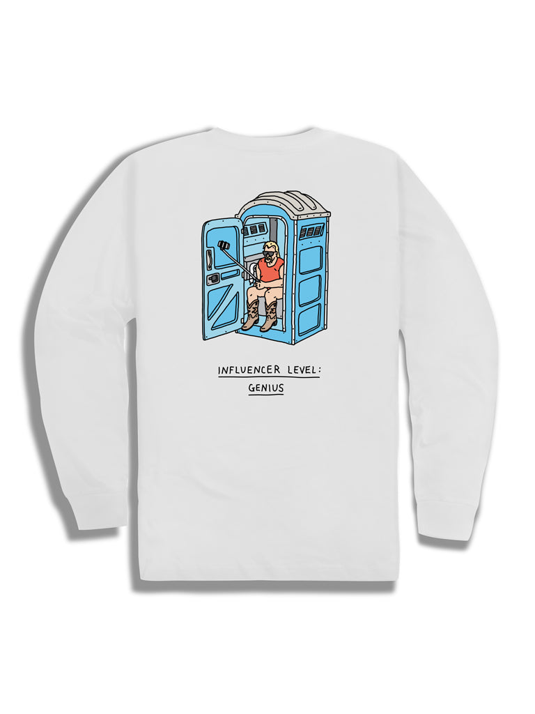 BROTHER MERLE long sleeves blanc influencer level: genius