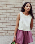 Eve Gravel Top Henderson Summer tartan