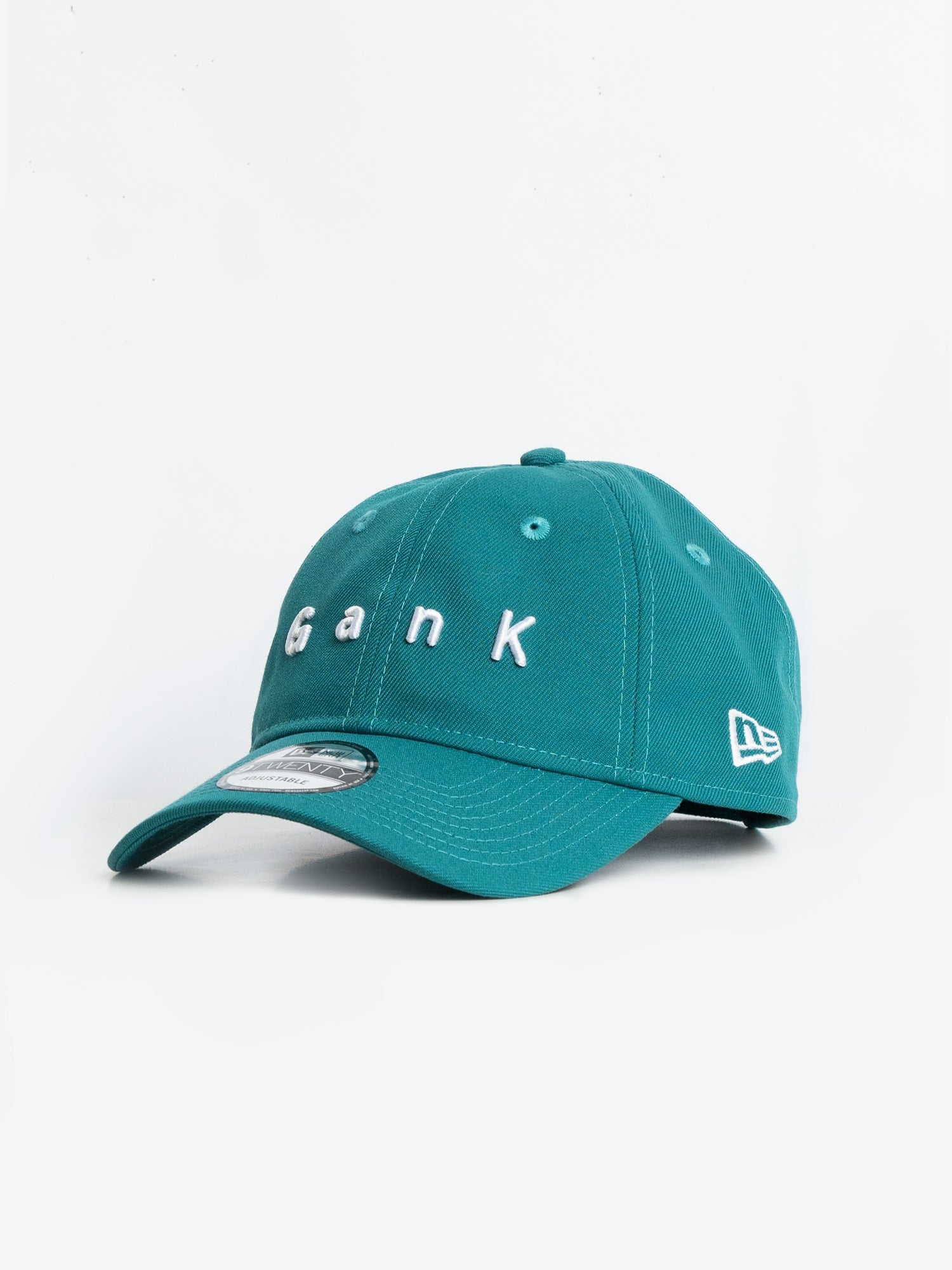 GANK Casquette en vert brodé blanc