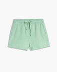 GANK Short vert pastel brodé blanc