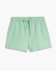 GANK Pastel green shorts with white embroidery