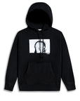 GANK Black punk hoodie in black