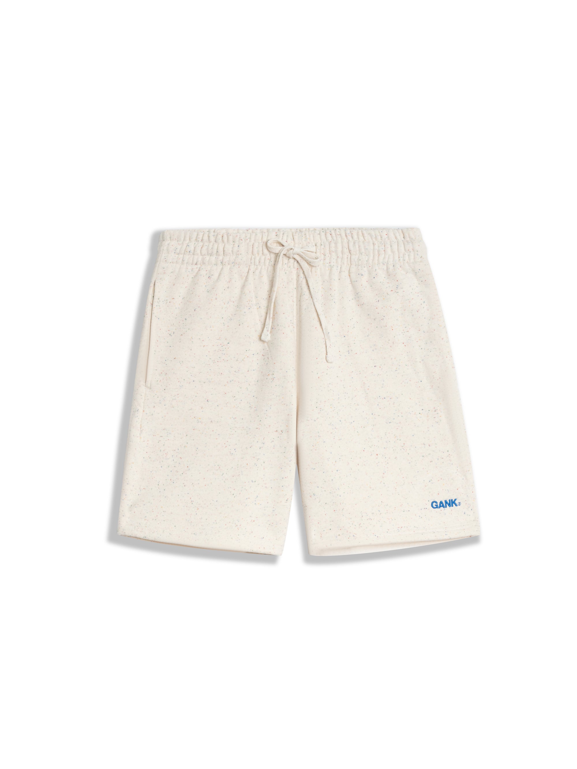 GANK Short confetti brodé en bleu