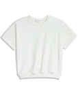 Tone on tone embroidered GANK T-shirt - White