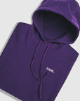 GANK Pull à capuche Violet brodé en blanc