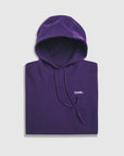 GANK Pull à capuche Violet brodé en blanc