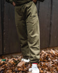GANK Olive Embroidered Black Jogging