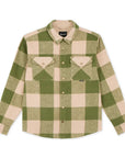 HOOKE Canadian Overshirt vert et crème