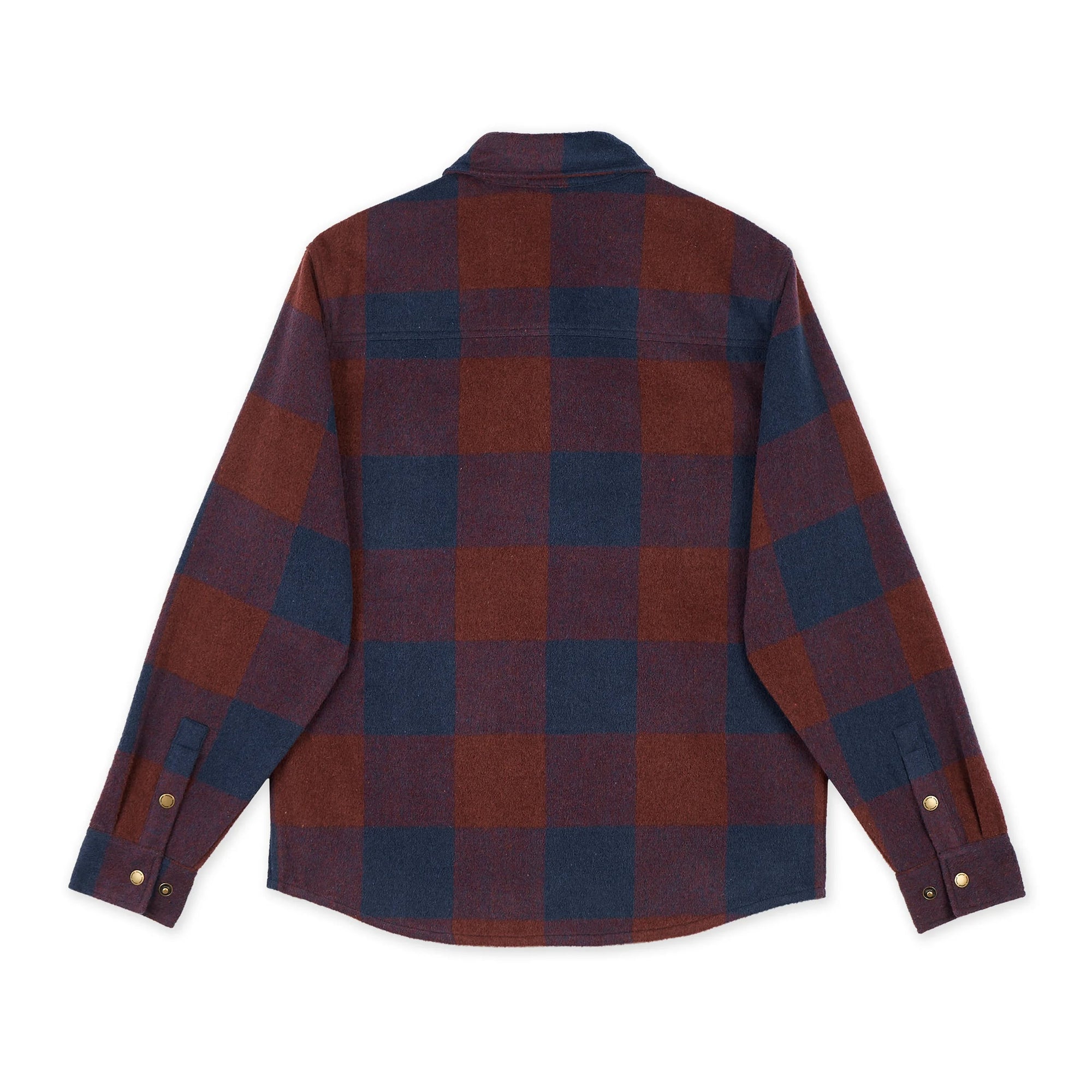 HOOKÉ Canadian overshirt navy & bordeau