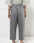 MERCY HOUSE Pantalon Henri plissé gris charbon