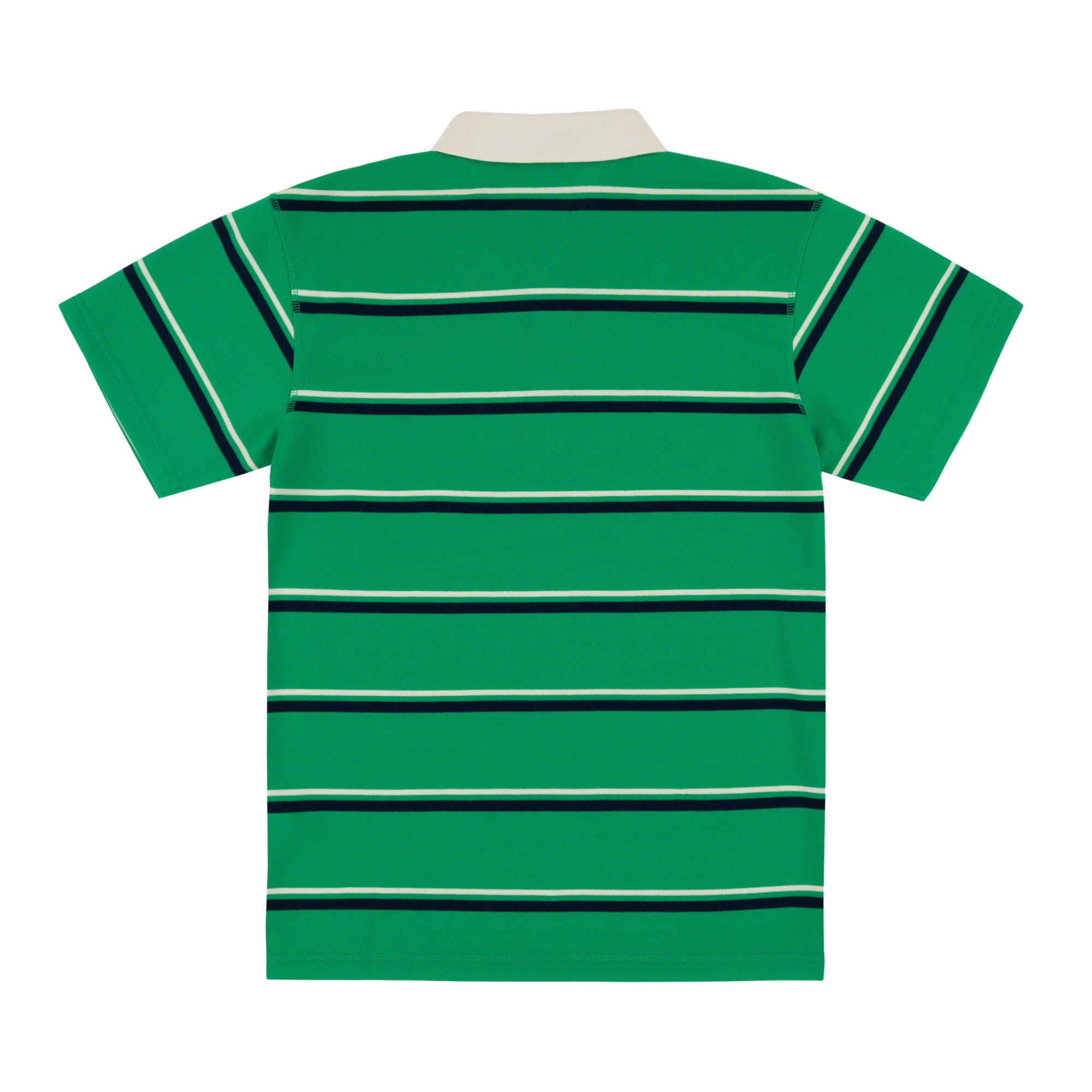 LOVIAH Striped polo shirt in green