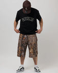 LOVIAH TROOPER COTTON CARGO SHORTS CAMO TREE