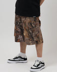 LOVIAH TROOPER COTTON CARGO SHORTS CAMO TREE