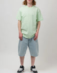 LOVIAH JHORTS DENIM SHORTS WHITE BLUE WASH