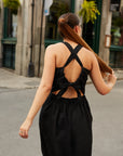 MAS Santorini Black Dress