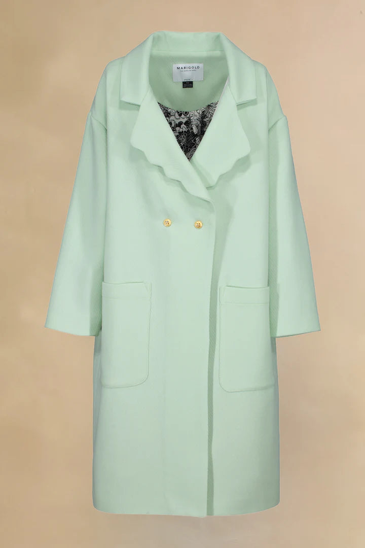 MARIGOLD Manteau long vert menthe Ariane