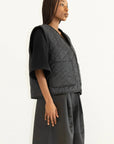 MERCY HOUSE Grotto veste reversible noire