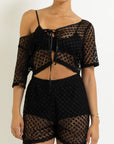 *MERCY HOUSE Asteria short en noir