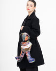 OSCAR MENDOZA Multicolored patterned teddy bear bag
