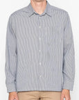 NAKED & FAMOUS True Shirt - Organic Hickory - Indigo
