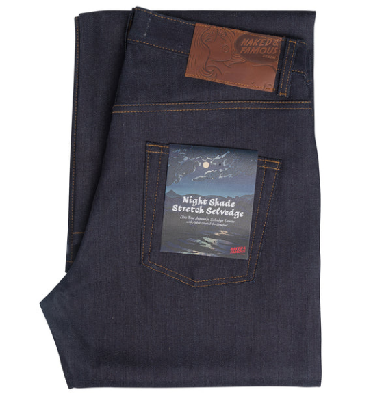 Naked & Famous Strong Guy Jeans - Nightshade Stretch Selvedge