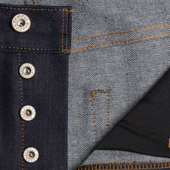 Naked & Famous Strong Guy Jeans - Nightshade Stretch Selvedge