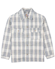 NAKED & FAMOUS Work Shirt - Asagi Sashiko - Blanc