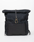 VEINAGE Black leather bag from De Lorimier