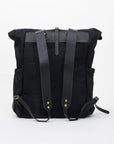 VEINAGE Black leather bag from De Lorimier