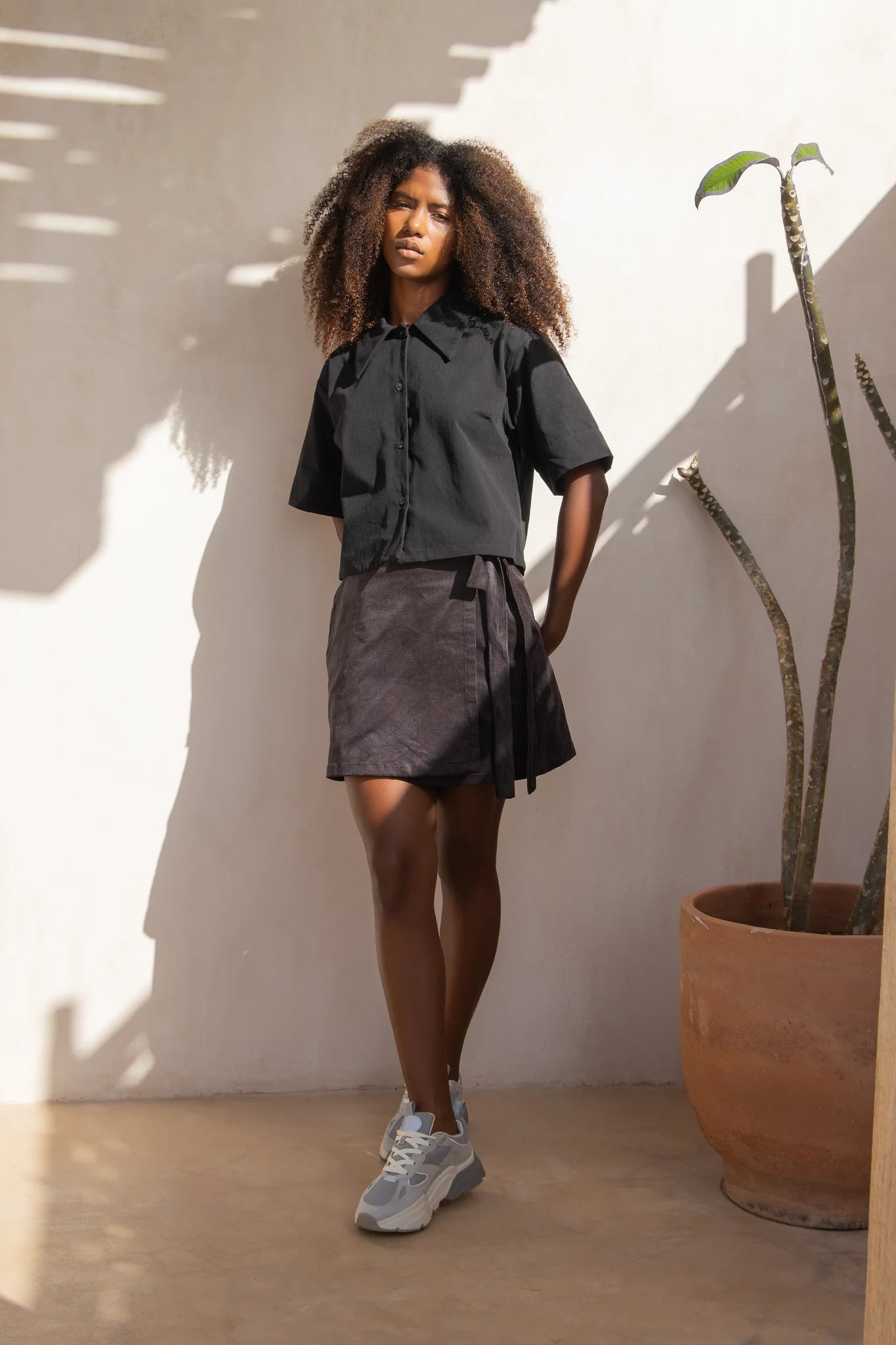 MAS almeria shirt pepper noir