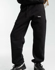 GANK Black Jogging Embroidered in White