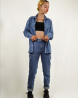 ALYKS Pantalon en jeans