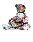 OSCAR MENDOZA Multicolored patterned teddy bear bag