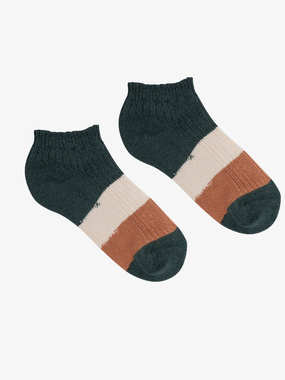 MILO & DEXTER Heritage Crop Sock forest green and brown
