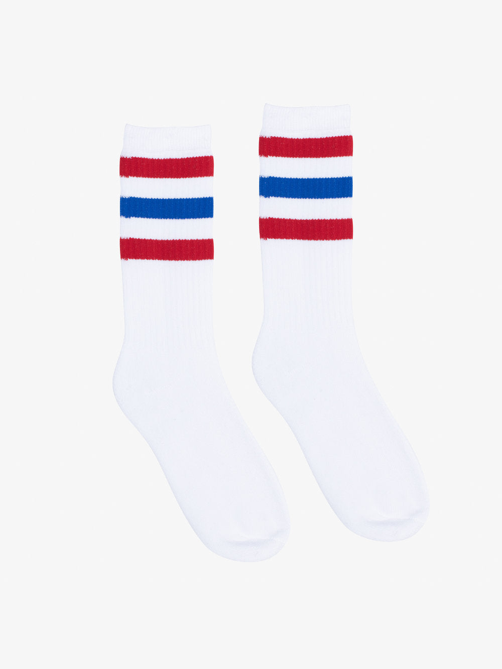MILO & DEXTER Everyday essential cotton varsity chaussettes en blanc