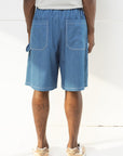*MERCY HOUSE CAIUS DENIM PLEATED JORTS