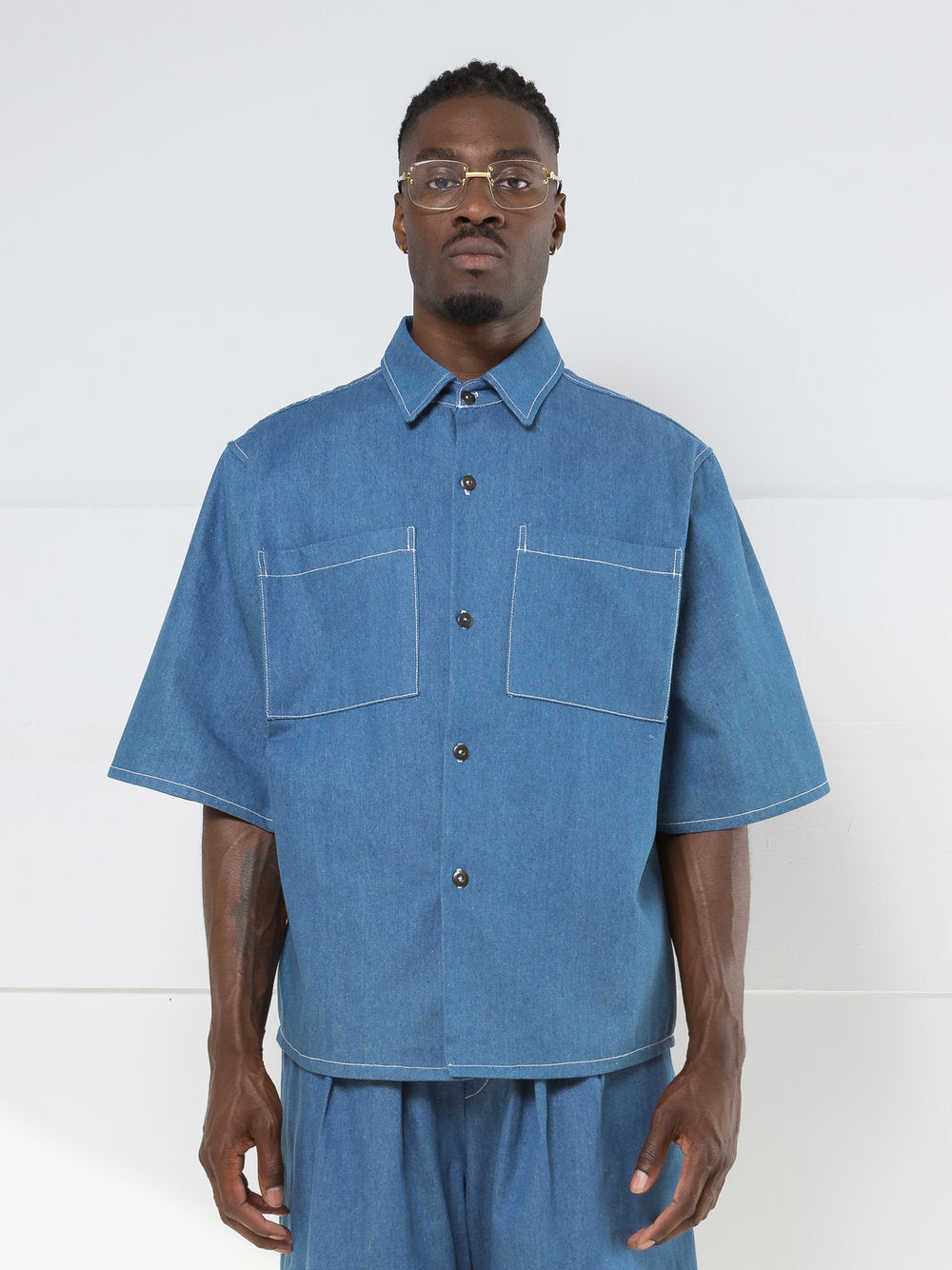 MERCY HOUSE Chemise Theodore denim